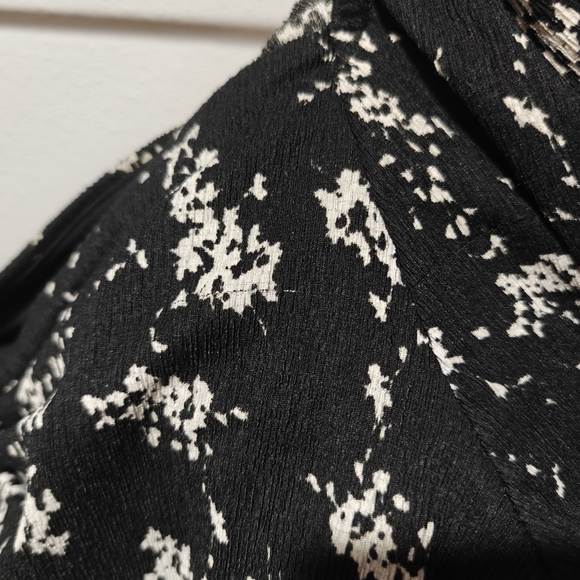 Anthropologie Floral Sweetheart Top Large Blouse Cropped Puffer Sleeves Boho - Picture 8 of 8